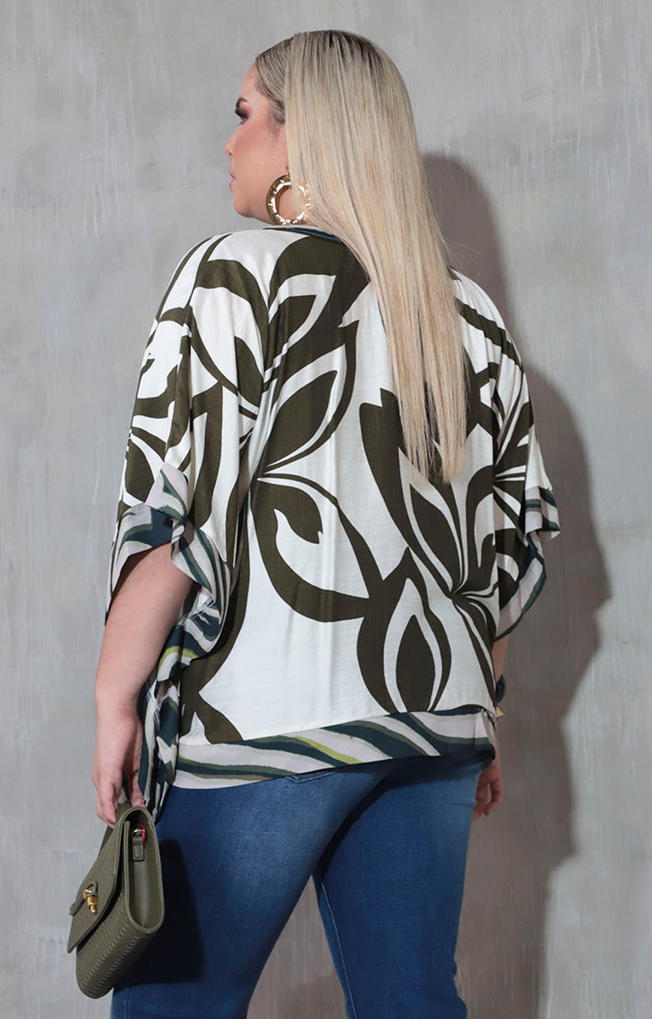 Blusa beige estampada - BLUSA XL Boutiquemirel 