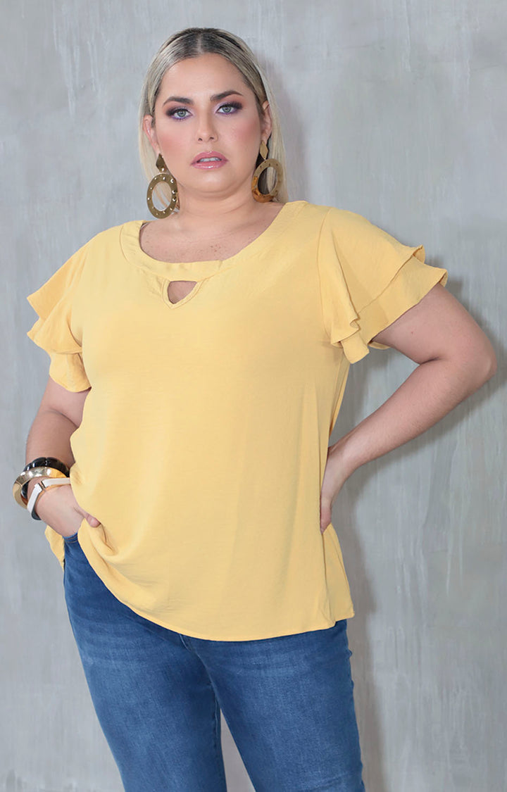 Blusa amarilla - BLUSA XL Boutiquemirel 