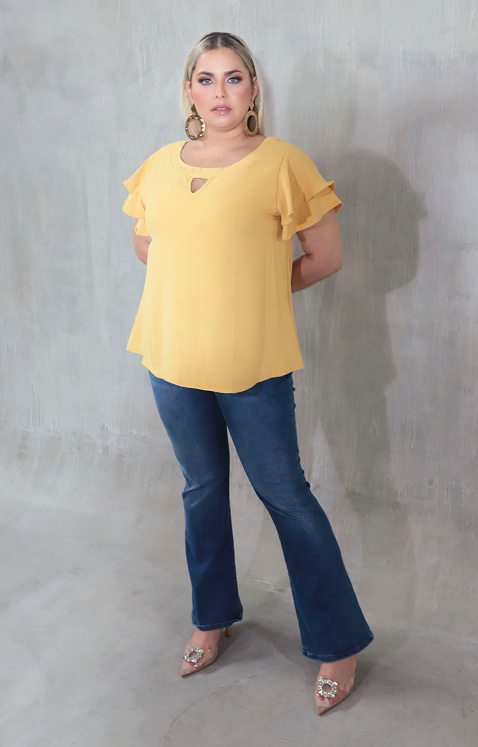 Blusa amarilla - BLUSA XL Boutiquemirel 