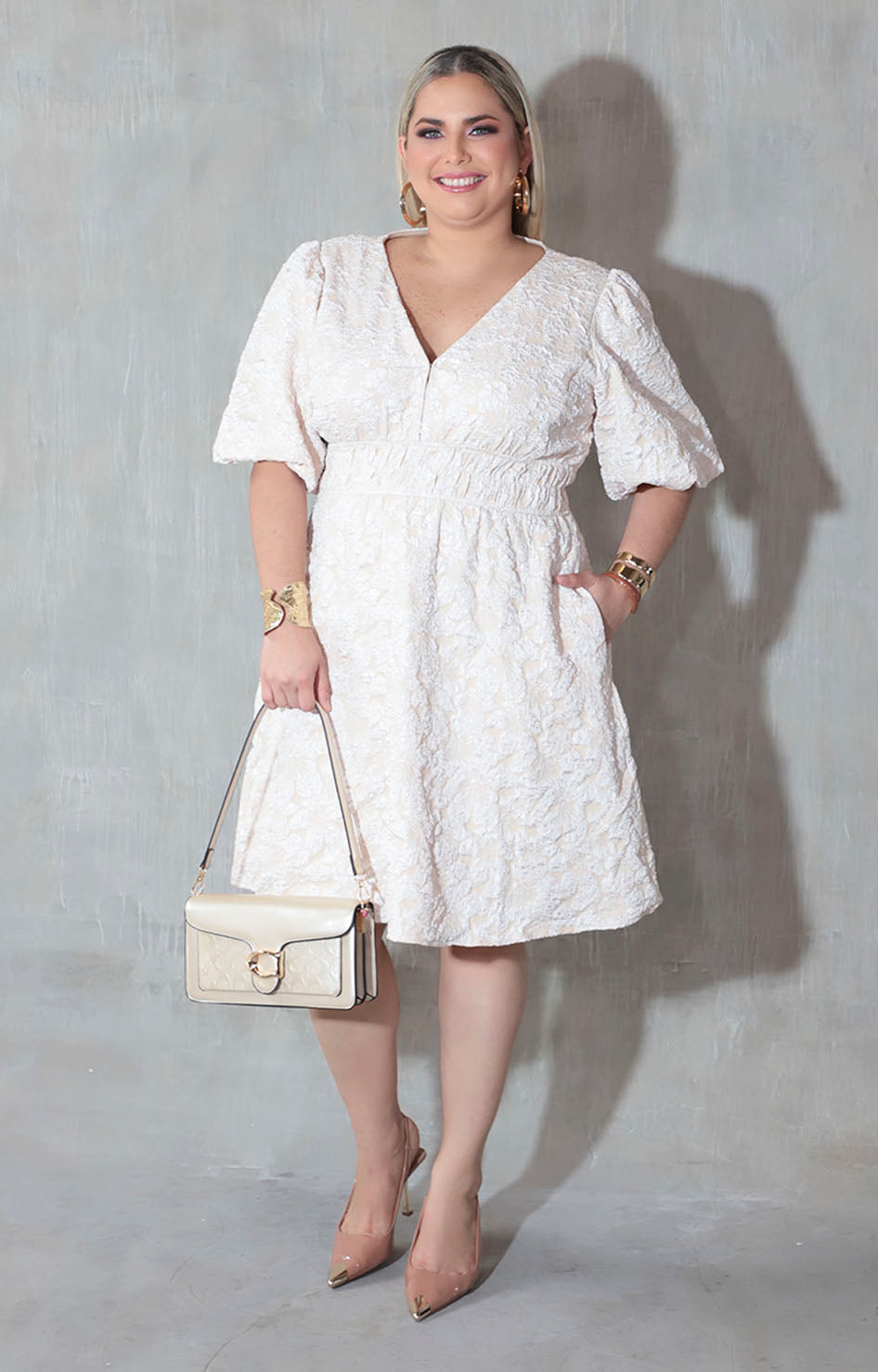 Vestido beige - VESTIDO XL Boutiquemirel 