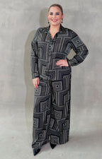 Conjunto negro estampado - CONJUNTO XL Boutiquemirel 