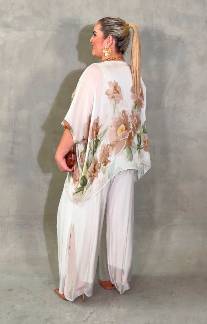 Conjunto beige de seda - CONJUNTO Boutiquemirel 