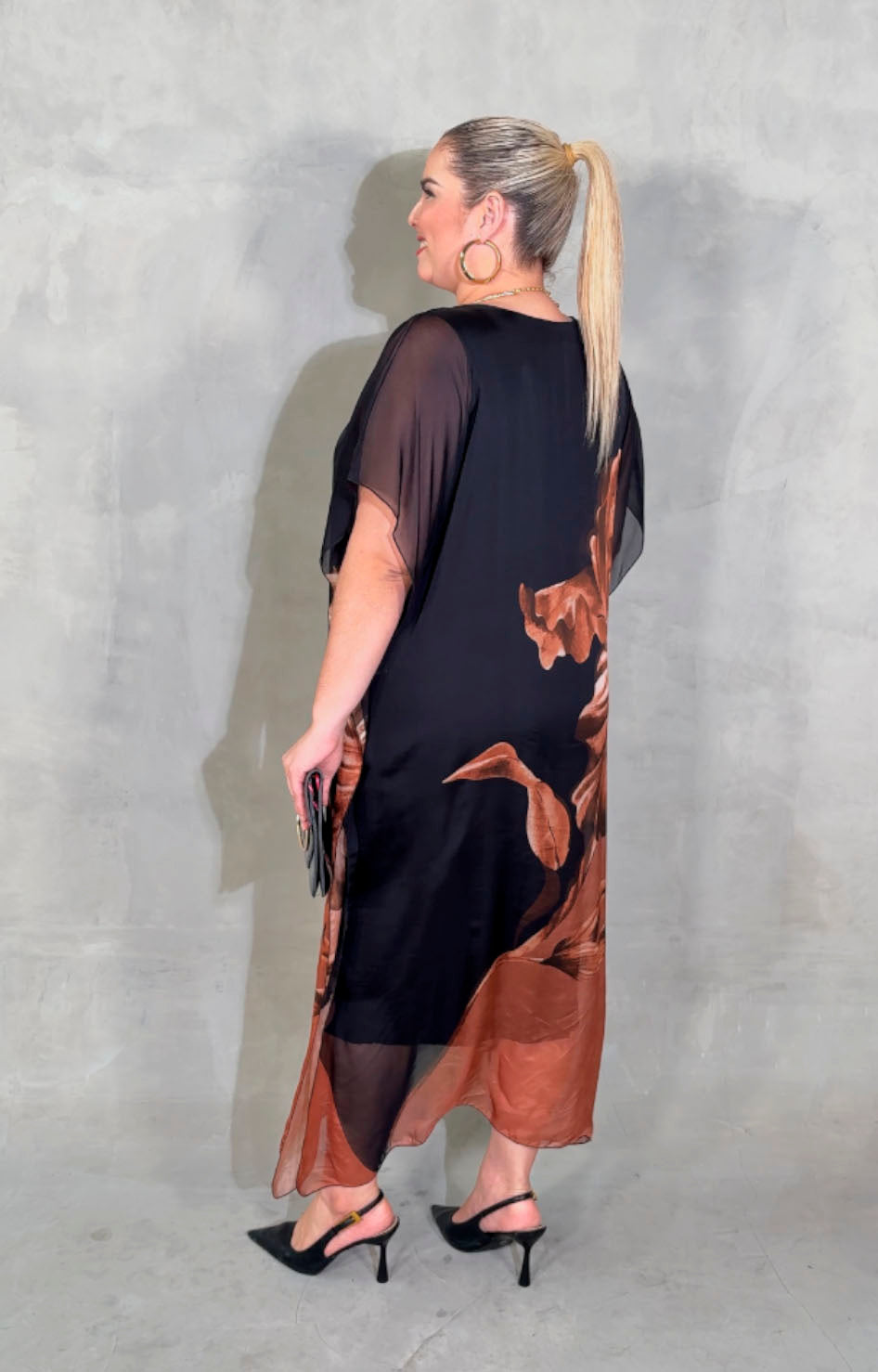 Vestido negro de seda - VESTIDO XL Boutiquemirel 