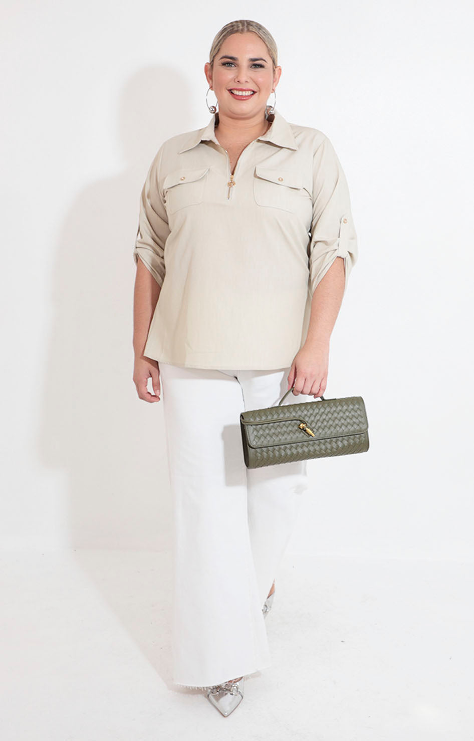 Camisera beige - BLUSA XL Boutiquemirel 