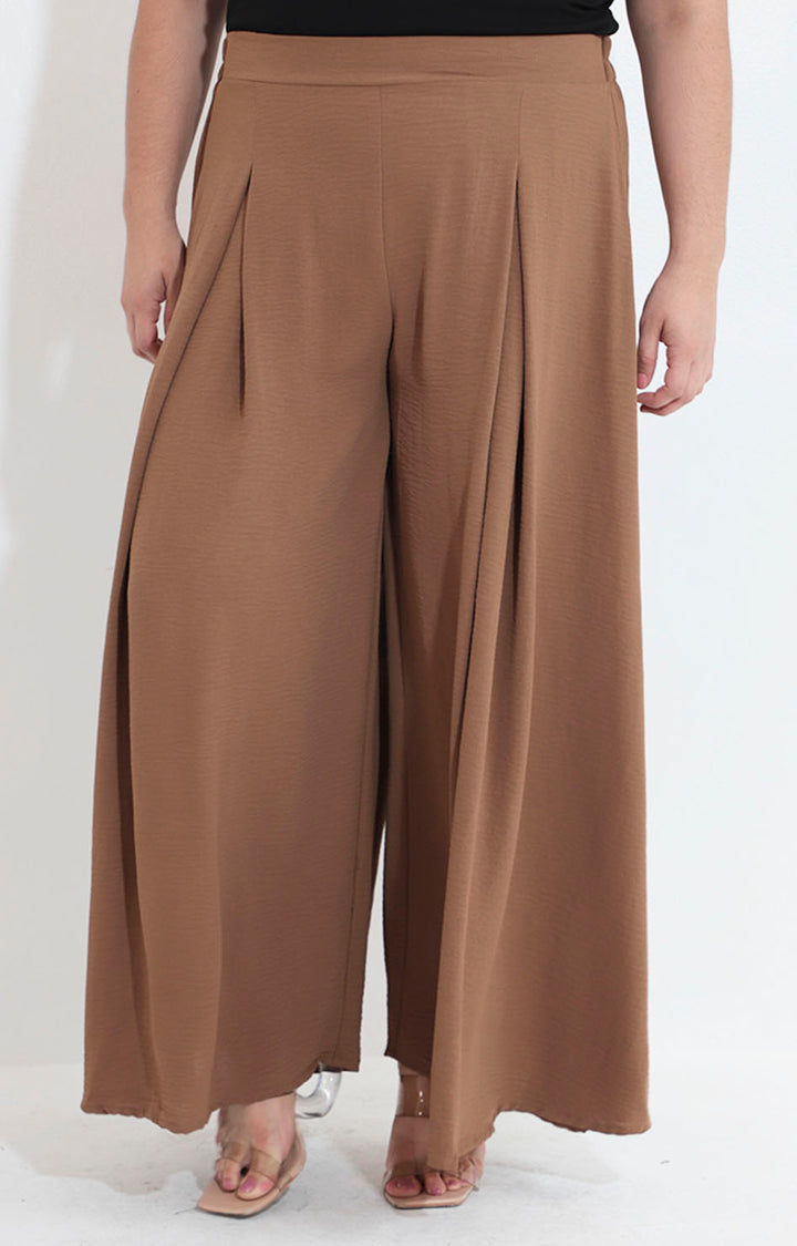 Pantalón amplio beige - PANTALON XL Boutiquemirel 