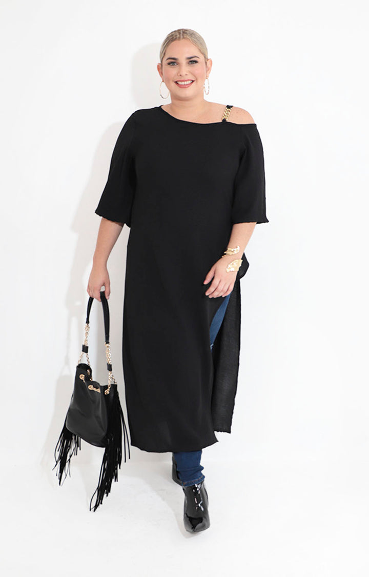 Blusón negro - BLUSA XL Boutiquemirel 