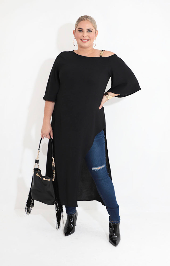 Blusón negro - BLUSA XL Boutiquemirel 
