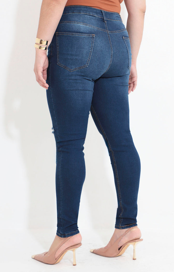 Pantalón denim con desgarres - PANTALON XL Boutiquemirel 