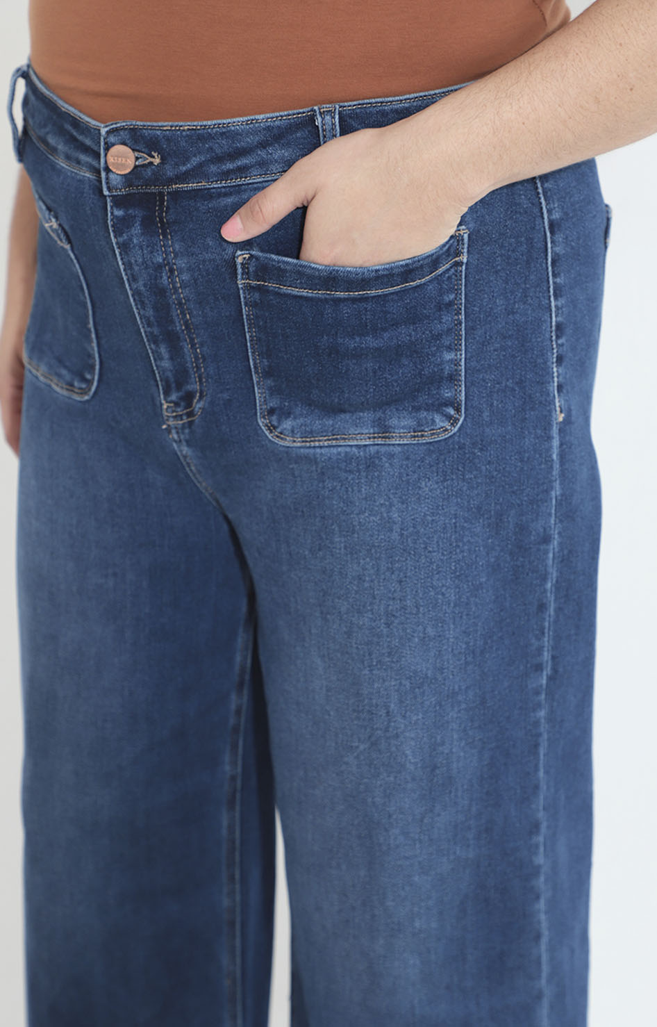 Pantalón denim básico - PANTALON XL Boutiquemirel 