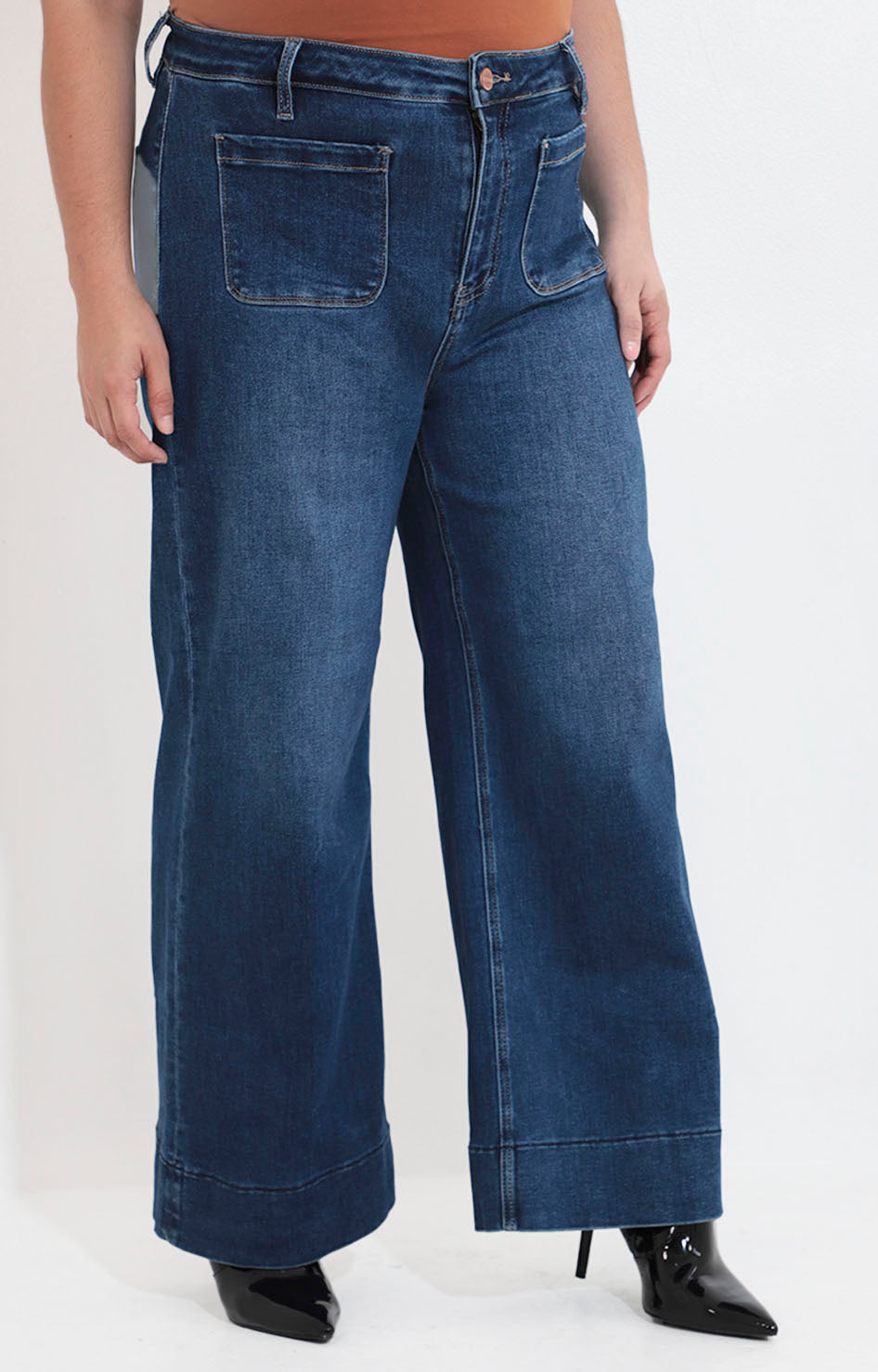 Pantalón denim básico - PANTALON XL Boutiquemirel 