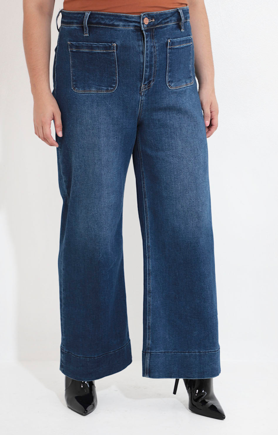 Pantalón denim básico - PANTALON XL Boutiquemirel 