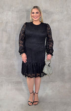 Vestido negro de encaje - VESTIDO XL Boutiquemirel 