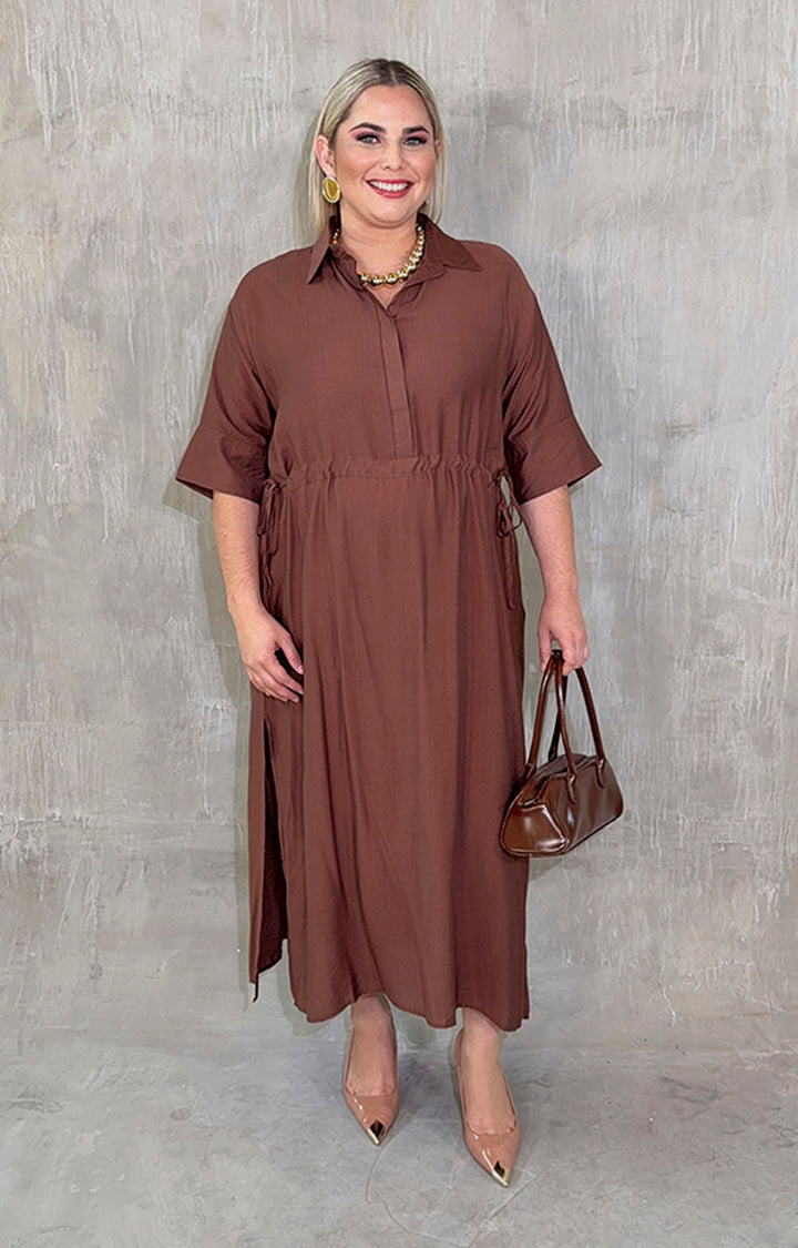 Vestido café - VESTIDO XL Boutiquemirel 