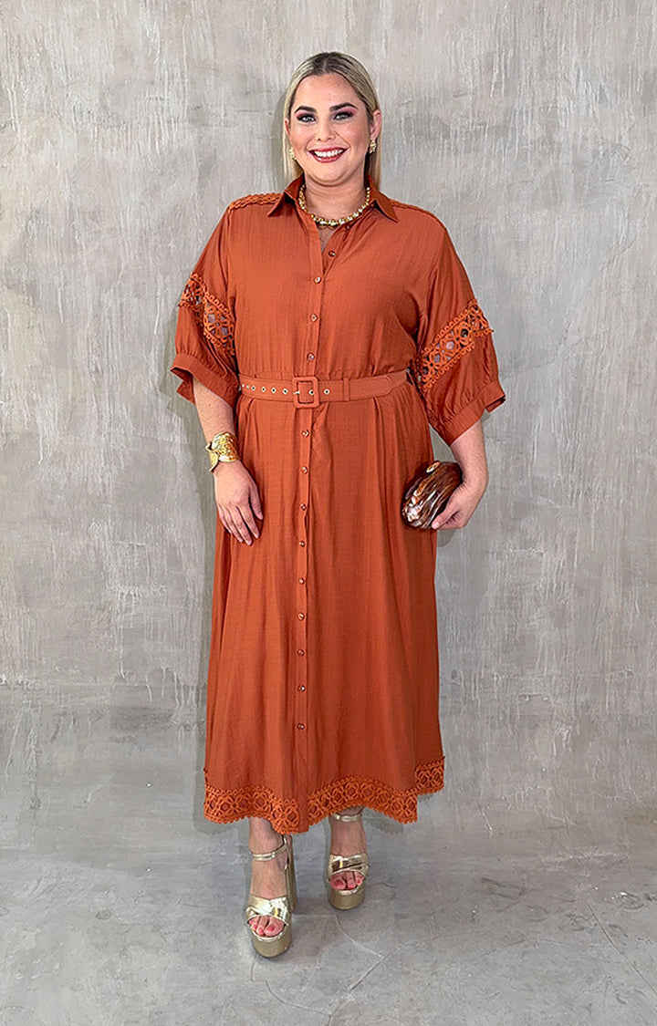 Vestido camisero chedrón - VESTIDO XL Boutiquemirel 