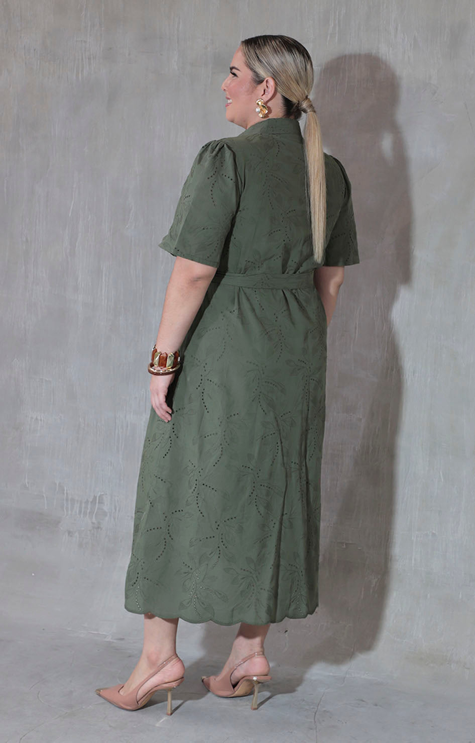 Vestido camisero verde - VESTIDO XL Boutiquemirel 