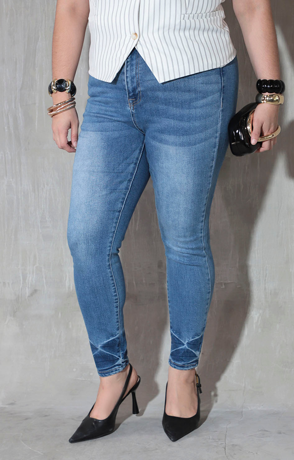 Pantalón skinny denim - PANTALON XL Boutiquemirel 