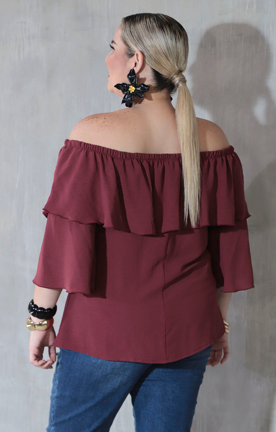 Blusa vino - BLUSA XL Boutiquemirel 