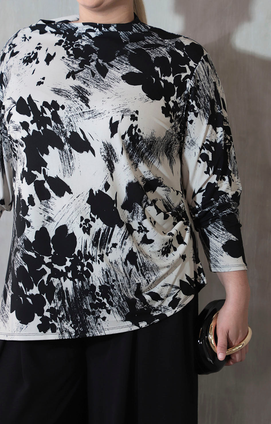 Blusa beige estampada - BLUSA XL Boutiquemirel 