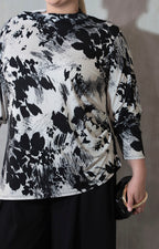 Blusa beige estampada - BLUSA XL Boutiquemirel 