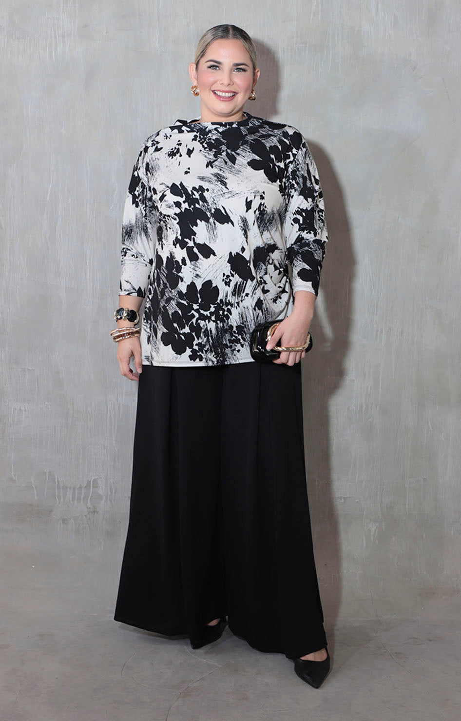 Blusa beige estampada - BLUSA XL Boutiquemirel 