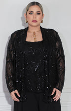 Blusa negra de gala - BLUSA XL Boutiquemirel 
