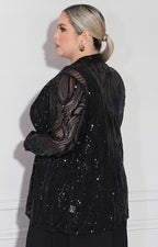 Blusa negra de gala - BLUSA XL Boutiquemirel 