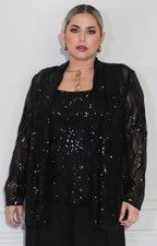 Blusa negra de gala - BLUSA XL Boutiquemirel 