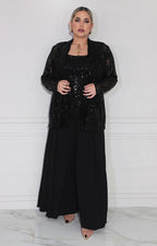 Blusa negra de gala - BLUSA XL Boutiquemirel 