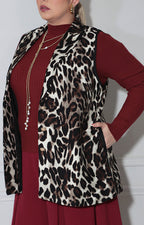 Chaleco beige print - CHALECO XL Boutiquemirel 
