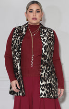 Chaleco beige print - CHALECO XL Boutiquemirel 