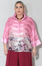 Camisera rosa estampada - BLUSA XL Boutiquemirel 