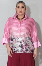 Camisera rosa estampada - BLUSA XL Boutiquemirel 