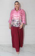 Camisera rosa estampada - BLUSA XL Boutiquemirel 