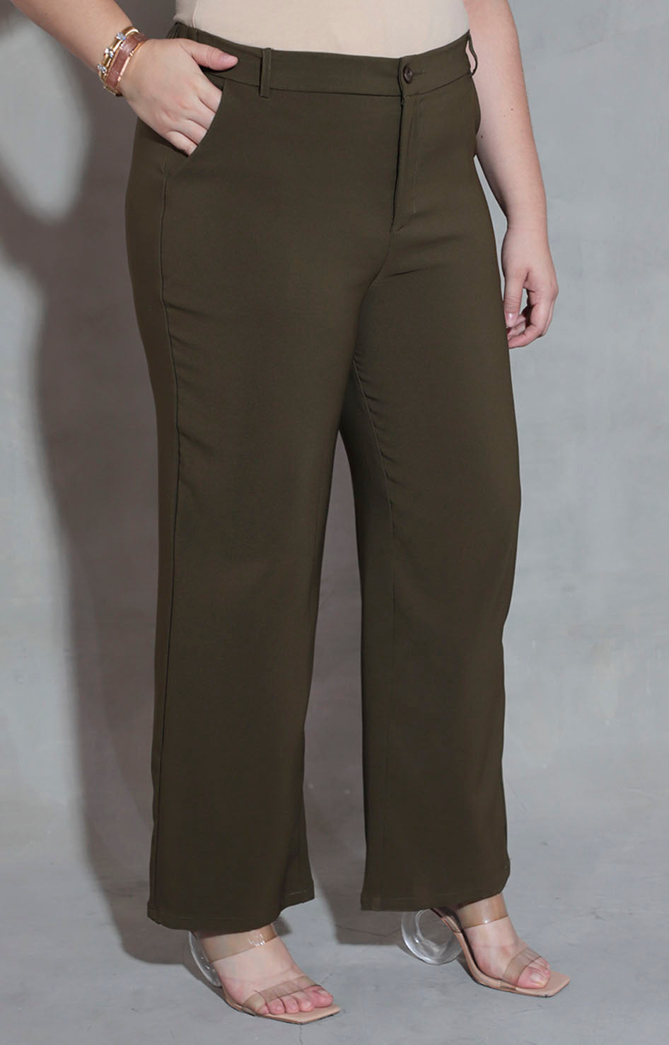 Pantalón verde olivo - PANTALON XL Boutiquemirel 