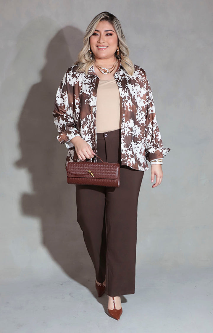 Pantalón café - PANTALON XL Boutiquemirel 