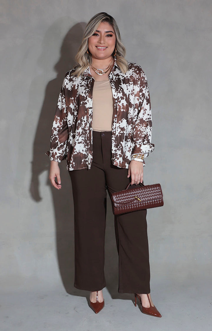 Pantalón café - PANTALON XL Boutiquemirel 
