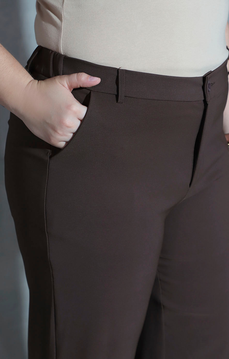 Pantalón café - PANTALON XL Boutiquemirel 