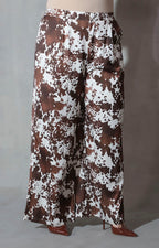 Pantalón café estampado - PANTALON XL Boutiquemirel 