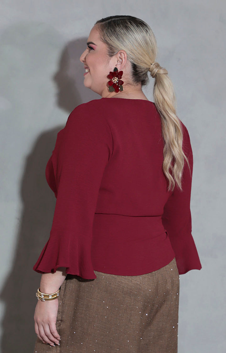 Blusa vino - BLUSA XL Boutiquemirel 