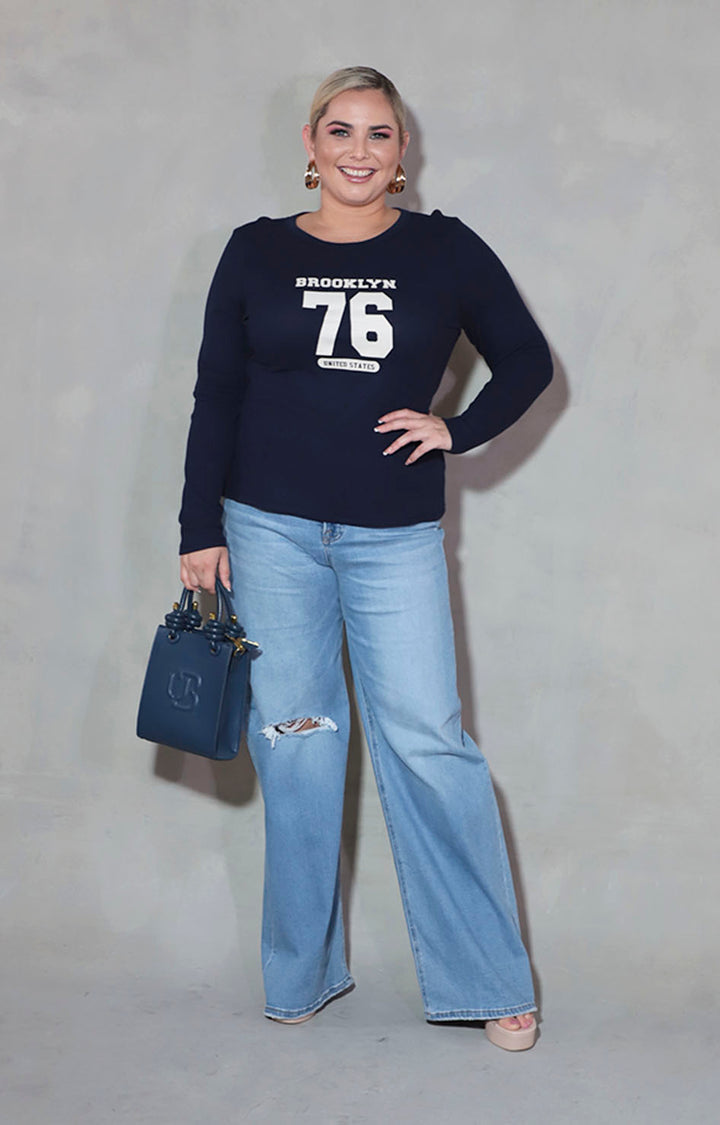 Blusa azul marino - BLUSA XL Boutiquemirel 