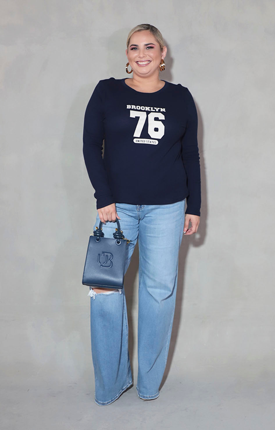 Blusa azul marino - BLUSA XL Boutiquemirel 