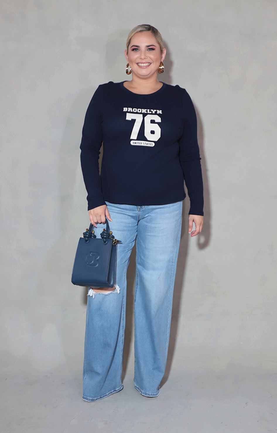 Blusa azul marino - BLUSA XL Boutiquemirel 