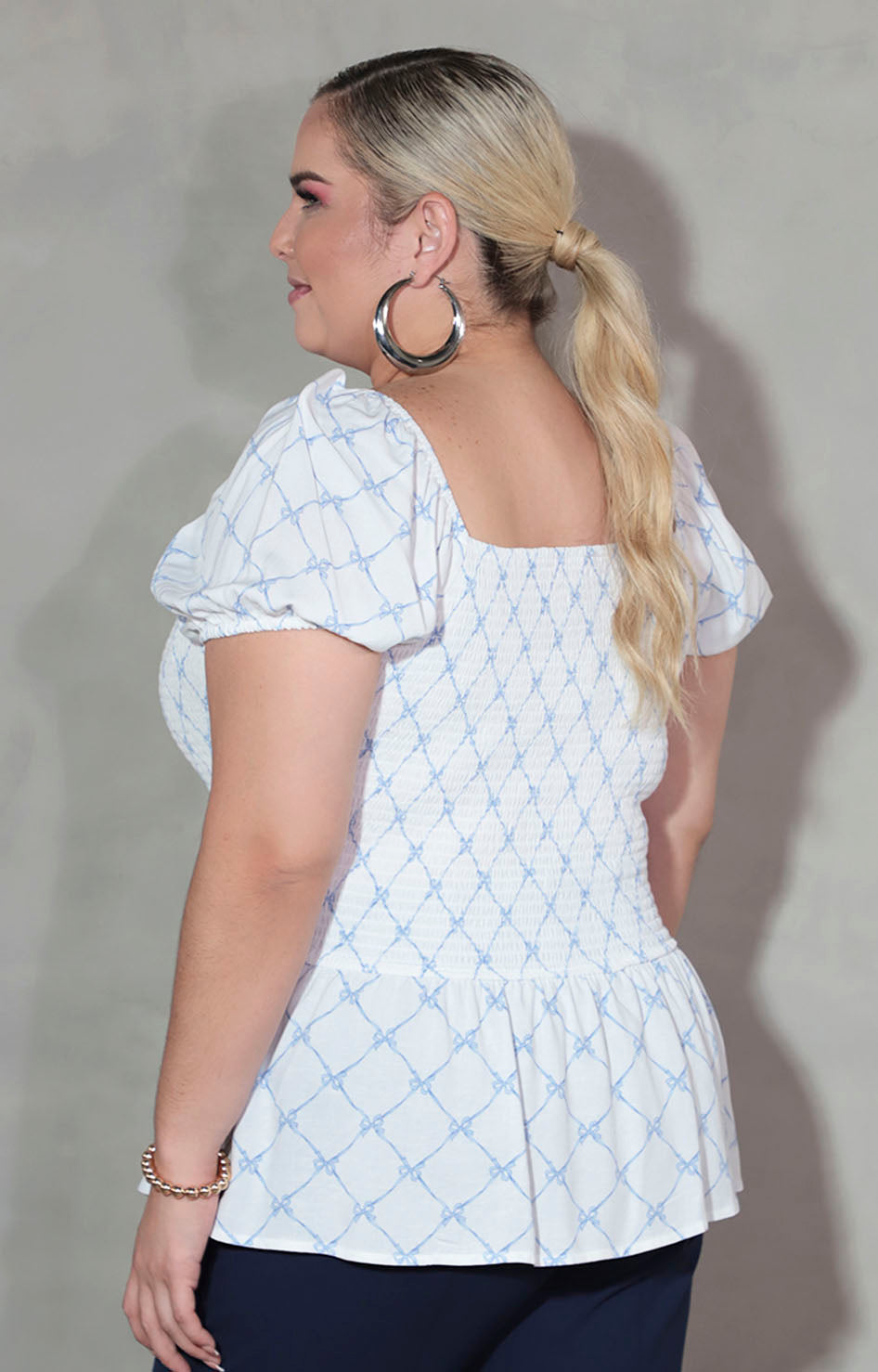 Blusa blanca peplum - BLUSA XL Boutiquemirel 