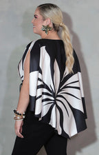 Blusa negra con lazo - BLUSA XL Boutiquemirel 