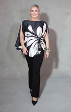 Blusa negra con lazo - BLUSA XL Boutiquemirel 