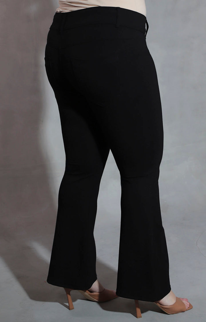 Pantalón flare negro - PANTALON XL Boutiquemirel 