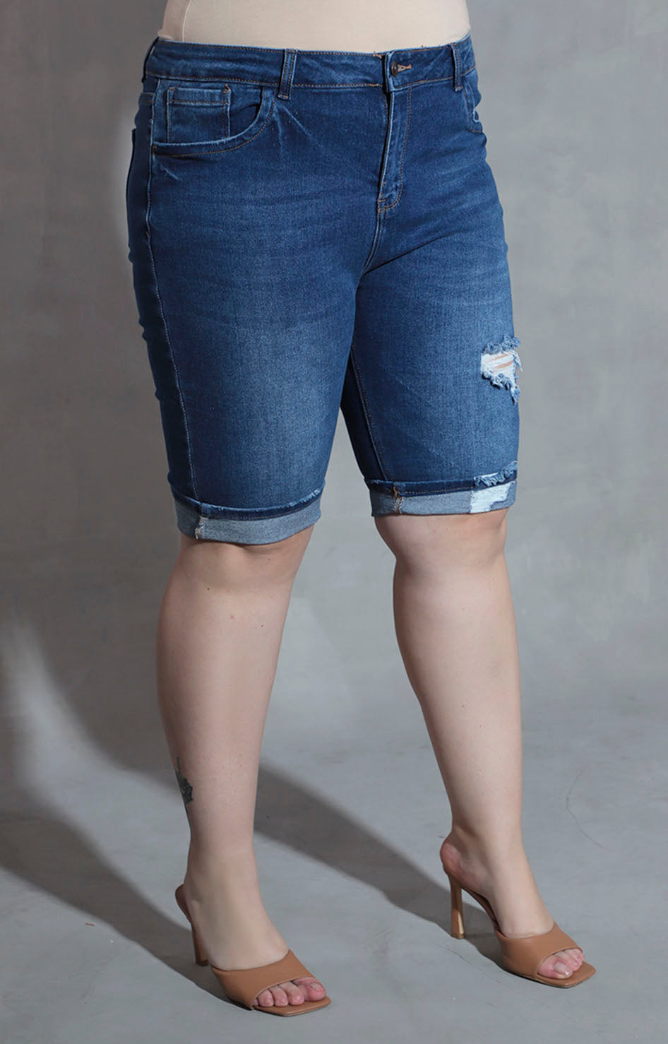 Capri denim con rasgaduras - CAPRI XL Boutiquemirel 