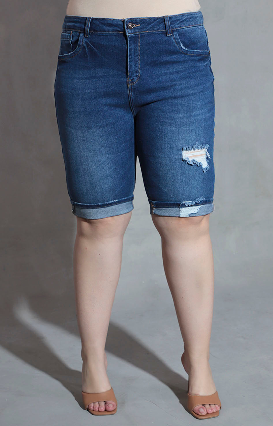 Capri denim con rasgaduras - CAPRI XL Boutiquemirel 
