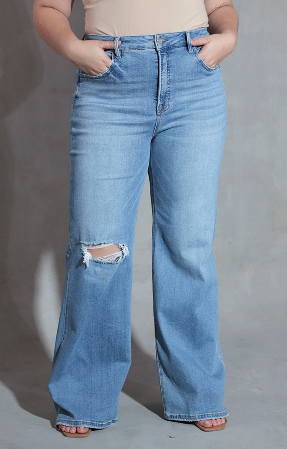 Pantalón denim roto - PANTALON XL Boutiquemirel 