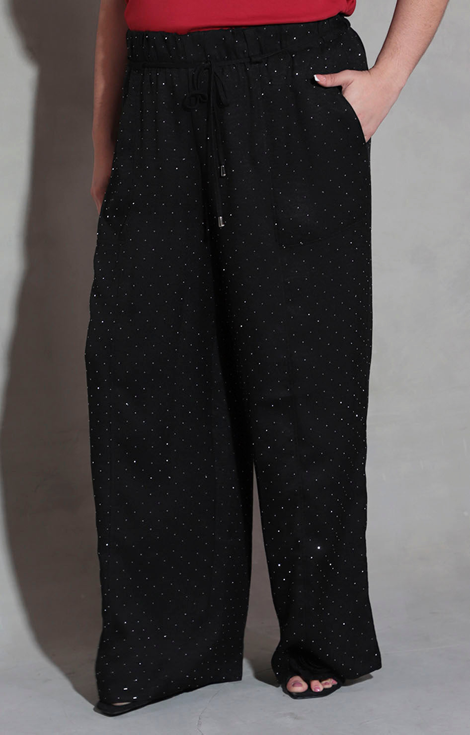 Pantalón negro con brillos - PANTALON XL Boutiquemirel 